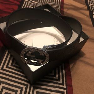 Reversible gucci belt